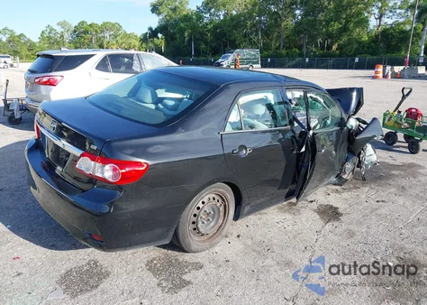 2012 Toyota Corolla Le z USA, uszkodzony, nr VIN 2T1BU4EEXCC774484